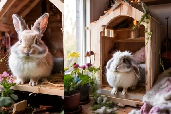 Angora Rabbit small home