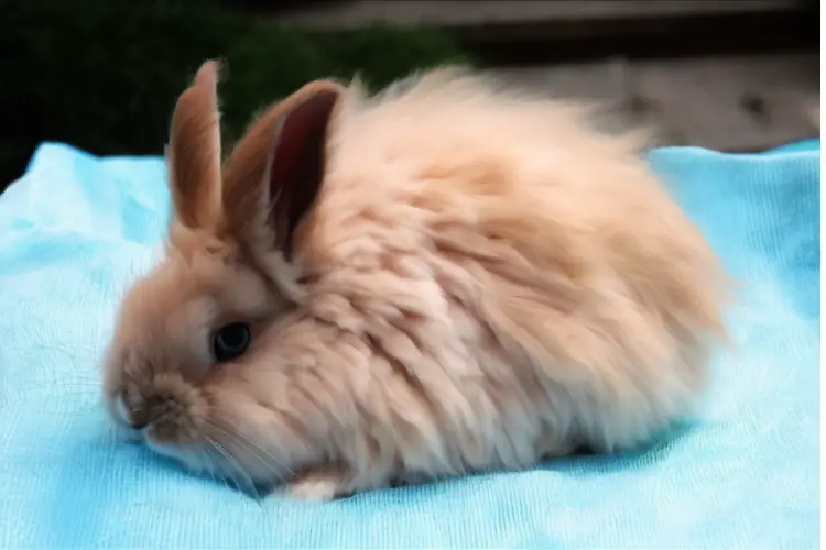 baby french angora rabbit