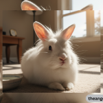 What are the signs that my Angora rabbit is overheating ?